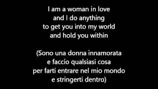 Barbra Streisand - Woman in love (Testo e traduzione)