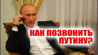 КАК ПОЗВОНИТЬ ПУТИНУ: ИНТЕРЕСНЫЕ ФАКТЫ О ГОРЯЧЕЙ ЛИНИИ С ПРЕЗИДЕНТОМ