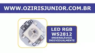 LED RGB WS2812 Endereçavel com Arduino - Exemplo