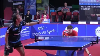 Timo Boll vs Hugo Calderano | German League Highlights