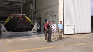 Orion arrives at Kennedy Space Center