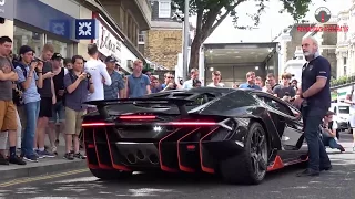 Lamborghini Centenario $2 5Million CAUSES CHAOS in London! Lamborghini 2017