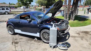 MK1 Audi TT Quattro Project : Forge Front Mount Intercooler Install