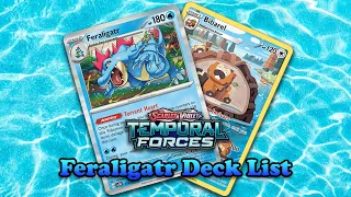 Temporal Forces Feraligatr Deck List