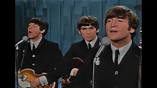 The Beatles - I Want To Hold Your Hand (Ed Sullivan live) [colorized, better version linked below]