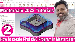 Mastercam Day-1 Cnc Programming | Mastercam 2023 tutorial
