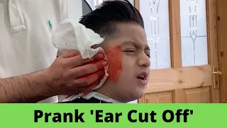 Dad Cuts Sons EAR off PRANK| Funny Videos 2020