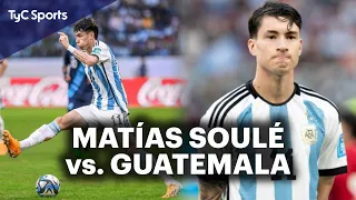 ASÍ JUGÓ MATÍAS SOULÉ 🔥 EL CRACK DE JUVENTUS Y LA SELECCIÓN ARGENTINA vs GUATEMALA ⚽ MUNDIAL SUB 20