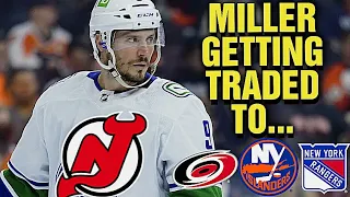 JT Miller TRADE RUMORS with The NY Rangers, NJ Devils, NY Islanders & Carolina Hurricanes