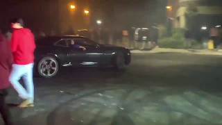V6 Camaro drifting