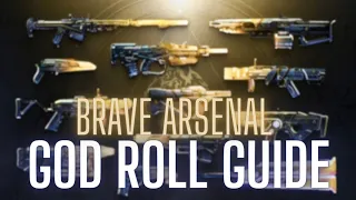 BRAVE ARSENAL God Roll Guide 🤌 Destiny 2 Into The Light