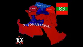 HOI4 Kaiserredux Ottoman Empire Timelapse