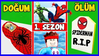 1. SEZON DOĞUMDAN ÖLÜME SPiDERMAN ÖRÜMCEK ADAM OLDUM🔴 NiKO ile Roblox Brookhaven Parodileri 🏡