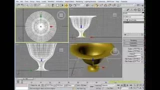 3dsMAX для новичков. Урок №10. Модификаторы: Edit Spline, Bevel, Bevel Profile. (Алексей Каширский)