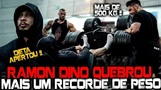 RAMON DINO QUEBROU MAIS UM RECORDE DE PESO - MAIS DE 500 QUILOS NO LEG !!!