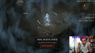 Diablo 4 - Level 99 Hardcore Death - Breaks keyboard