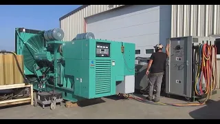 Cummins QST30 800kW Generator Load Test