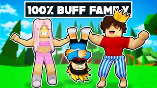 Adopted By The BUFF Family in Roblox!!