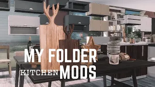 THE SIMS 4 | МОЯ ПАПКА МОДС декор для кухни | My folder mods decor kitchen