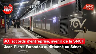 Dernière audition de Jean-Pierre Farandou, PDG de la SNCF, au Sénat