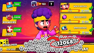 Complete 10000 TOKENS QUEST! FREE GIFTS + Box opening - Brawl Stars