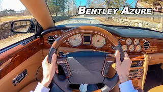 Driving The 2007 Bentley Azure - The Least Efficient Car In Its Class (POV Binaural Audio)
