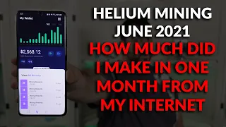 How Much Money Did I Make From My Home Internet in 1 Month - Helium $HNT Mining #Cryptocurrency