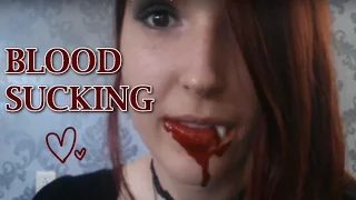 ASMR - VAMPIRE ROLEPLAY ~ Smol Idiot Vampire Feeding Practice ~