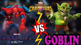 Spider Man Vs Red Goblin Fight Marvel Contest of Champions