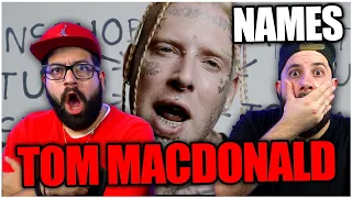 JK BROS react to Tom MacDonald - "Names" | REACTION!!