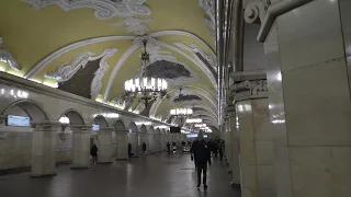 Все станции кольцевой линии Московского метро. Обзор Московского метро