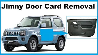 How to remove Suzuki Jimny Door Card Panel ( and how to fix a rattle )
