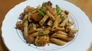 PASTA ALLA LIDO CON PESCE SPADA MELANZANE E MENTA