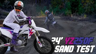 EPIC EURO-STYLE TRACK in the USA!! 2024 YZ250F Deep Sand Test