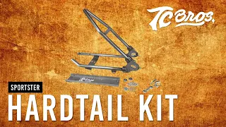 TC Bros. Weld-on Harley Sportster Hardtail Kit For 2004-2013 Models.