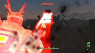 Liberty Prime rare ''Defeat'' animation in Fallout 4 - Defeat truly is preferable to communism