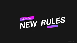 NEW RULES Brinn Nicole Choreography