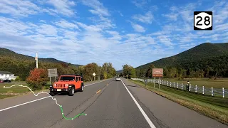 NY Route 28 Westbound - Scenic Drives in Catskill Park