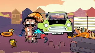 Mr Bean's Beach Day 🌞 | Mr Bean Animated Cartoons | Season 3 | Funny Clips | Cartoons for Kids