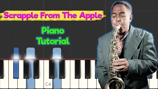 Charlie Parker - Scrapple From The Apple - Jazz Piano Tutorial