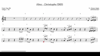 Aline - Christophe 1965 (Tenor Sax Bb) [Sheet Music]