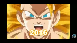 evolution of Goku super Saiyan 3