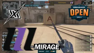 X13 vs Third Impact | Карта 2 Mirage | Dreamhack Open June