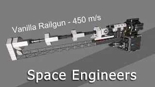 Testing out my new clang fueled piston gun - Space Engineers