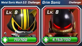 Sonic Forces - Sonic Challengers Battle: Metal Sonic Mach 3.0 vs Grim Sonic  All Characters Unlocked
