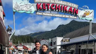 Ketchikan Lumberjack show, Creek Street and AMAZING King Crab! Part 2