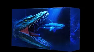 How to Make Deep Sea, Sea Monster, and Shark Dioramas / Polymer Clay / Epoxy /DIY