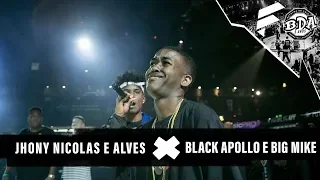 JHONY, NÍCOLAS WALTER e ALVES x APOLLO, BLACK e BIG MIKE | BDA 3 ANOS | PRIMEIRA FASE