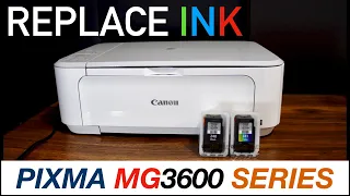 Canon Pixma MG3600 Ink Cartridge Replacement !!