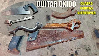 TRUCO ELIMINAR EL OXIDO. Quitar y limpiar el óxido de metales, varias formas ¿La mejor?